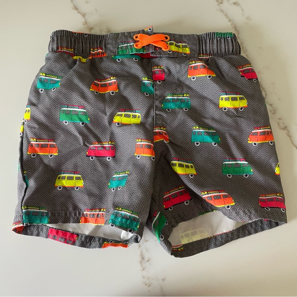 Cat and Jack BW bus swim trunks